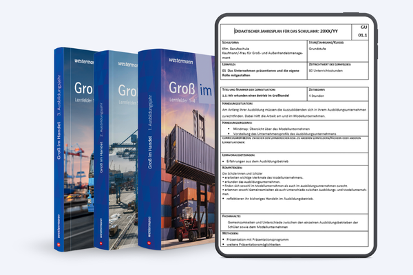 Didaktische Jahresplanungen zu unserem Lehrwerk Groß im Handel