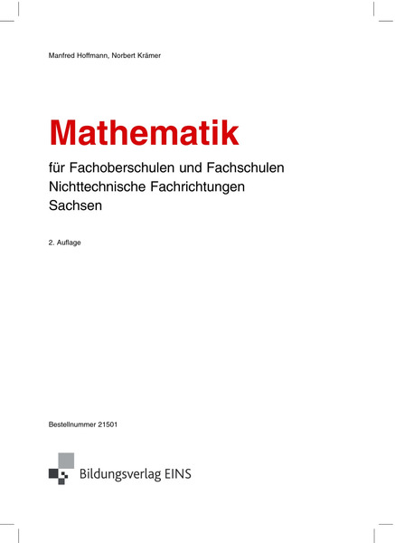 Mathematik F R Fachoberschulen Und Fachschulen Nichttechnische