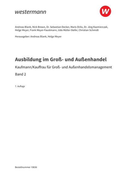 Ausbildung Im Gro Und Au Enhandel Ausbildungsjahr Kaufmann