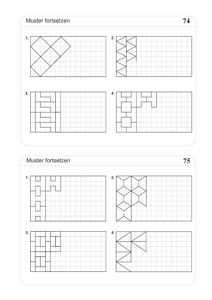 Muster Fortsetzen Geometrische Muster Lernando Schulbücher