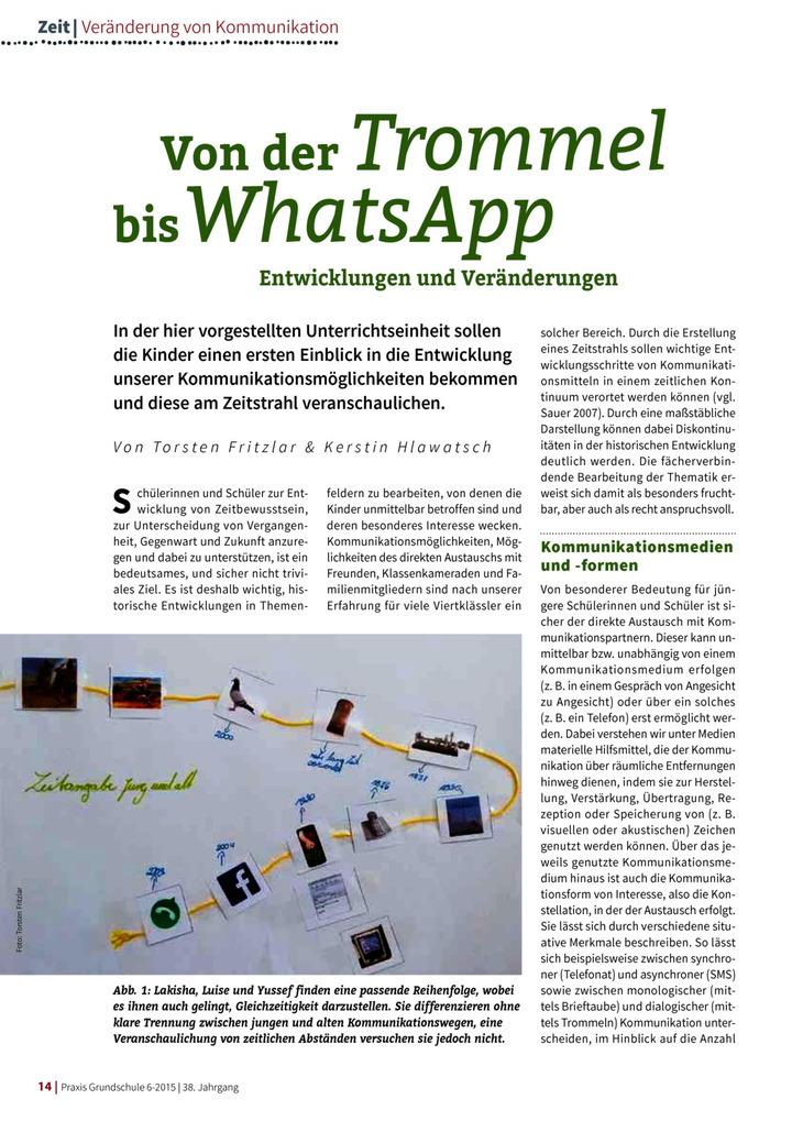 Von Der Trommel Bis Whatsapp Entwicklungen Und Veranderungen Verlage Der Westermann Gruppe