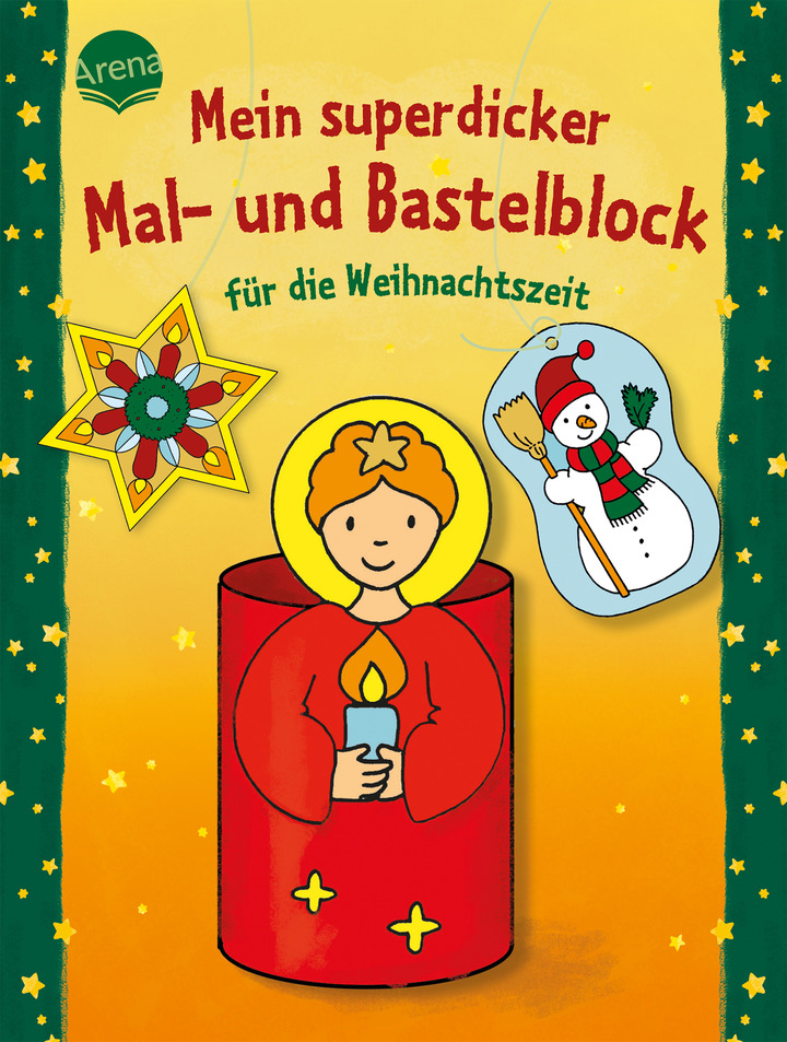 Mein superdicker Mal und Bastelblock für die Weihnachtszeit Mal und