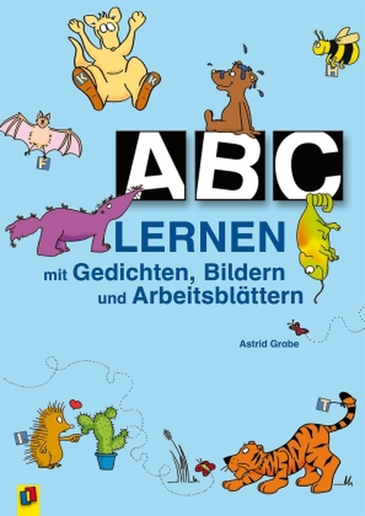 ABC lernen mit Gedichten, Bildern und Arbeitsblättern, neue