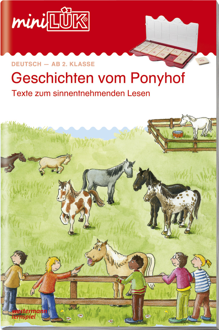 4147 WESTERMANN mini LÜK Heft Pferde Klasse 3 Mein Deutschheft - NEU 