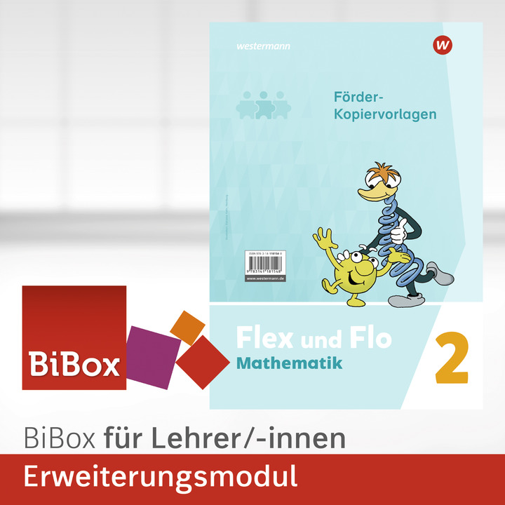 Flex und Flo - BiBox - Erweiterungsmodul Förder-Kopiervorlagen 2 (Zu den  Themenheften für die Ausleihe) - Einzellizenz für Lehrer/-innen  (Dauerlizenz) – Westermann