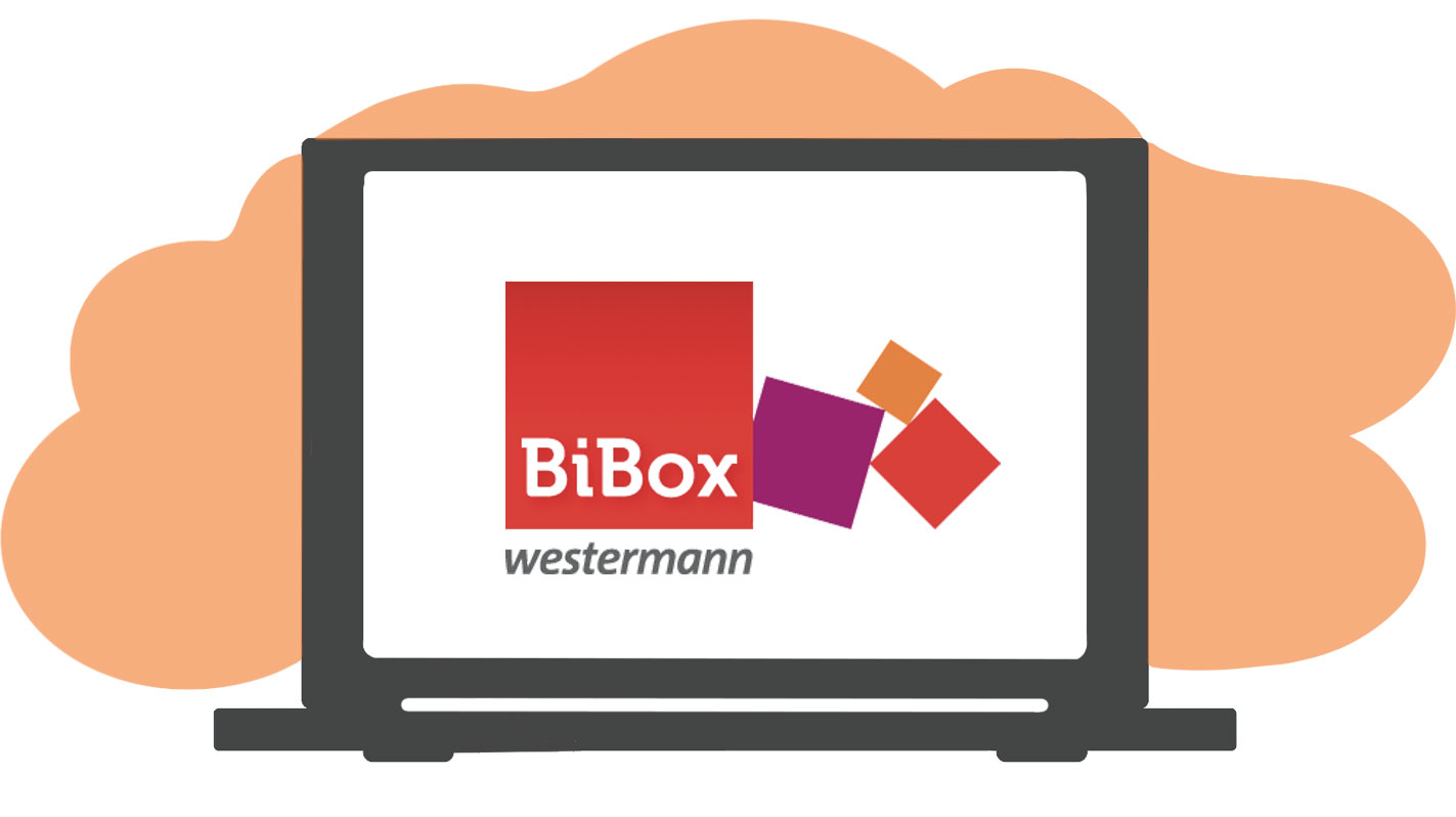 Laptop mit Logo BiBox
