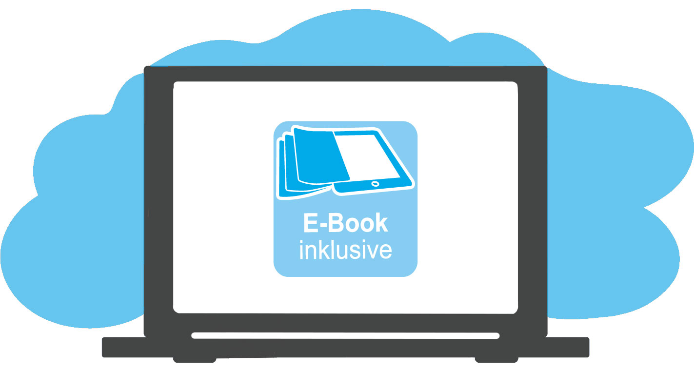 Laptop mit E-BOOK+