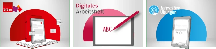Themenwelt BiBox, digitales Arbeitsheft und Interaktive Übungen