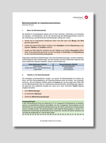 Cover PDF Fachbeitrag Betriebsstatistik