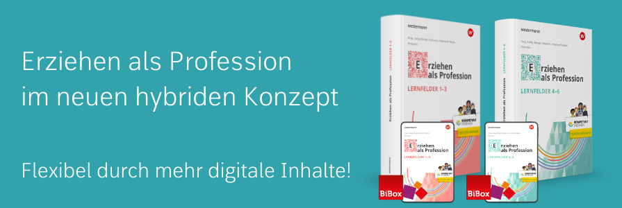 Erziehen als Profession - die neue hybride Lehrwerksreihe