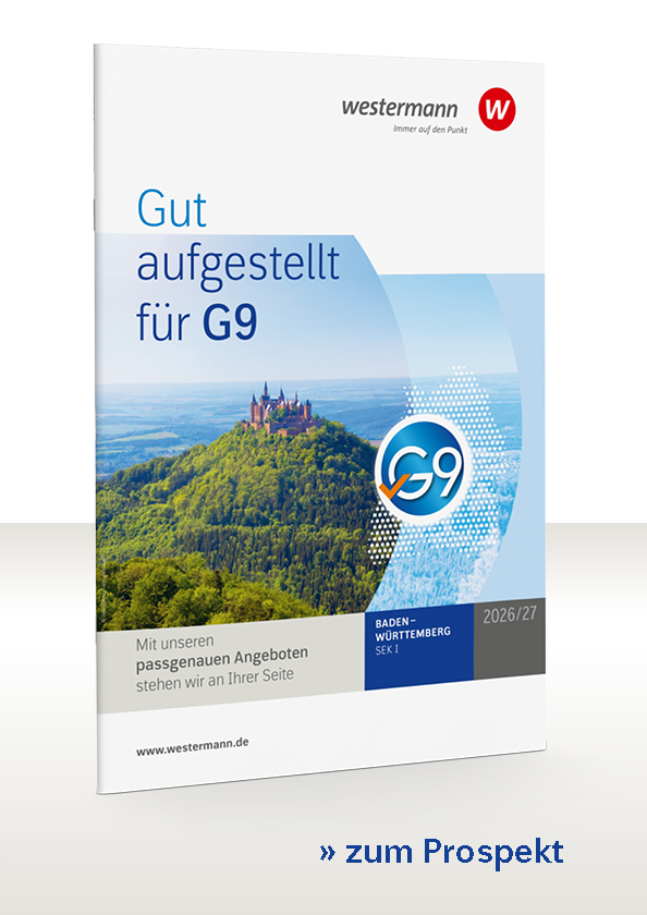 Das Cover vom neuen Prospekt für die Schulbücher für Baden-Württemberg ist zu sehen.