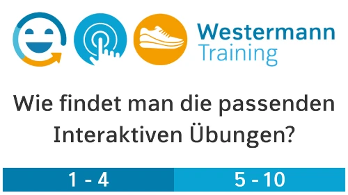 Navigationselement: Wie findet man die passenden Interaktiven Übungen?