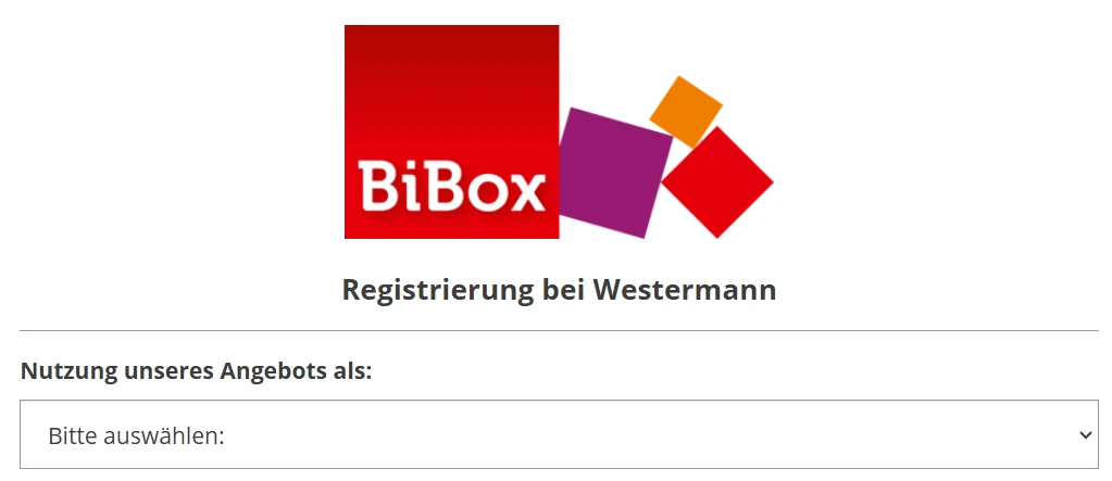 Auswahl der Nutzung als Sch&uuml;ler/-in