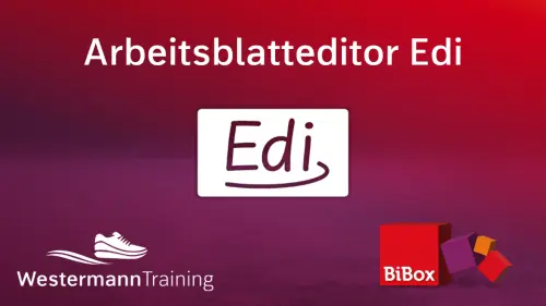 Link zum Westermann Training: Edi – Arbeitsblätter online editieren