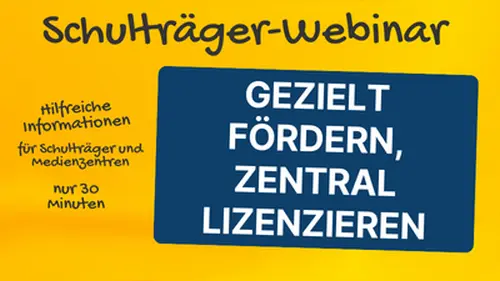 Gezielt f&ouml;rdern, zentral lizenzieren