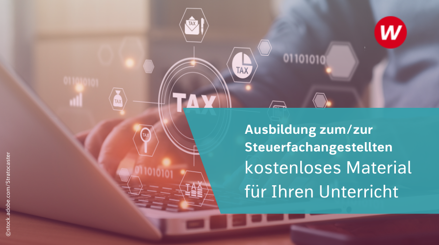 Landingpage Header Steuer kostenloses Material für Ihren Unterricht