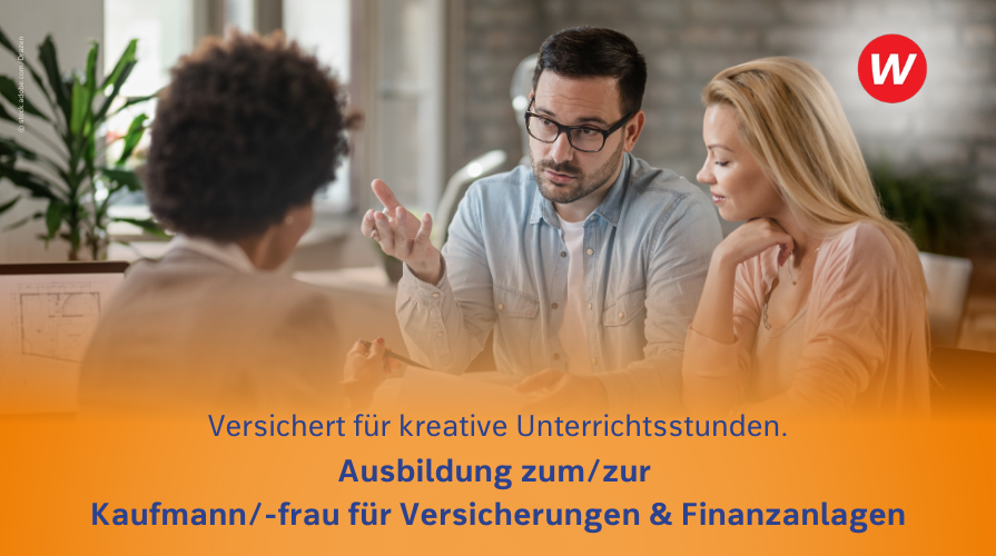 Banner: Erfolgreich ausbilden: Kaufmann/-frau Versicherungen & Finanzanlagen