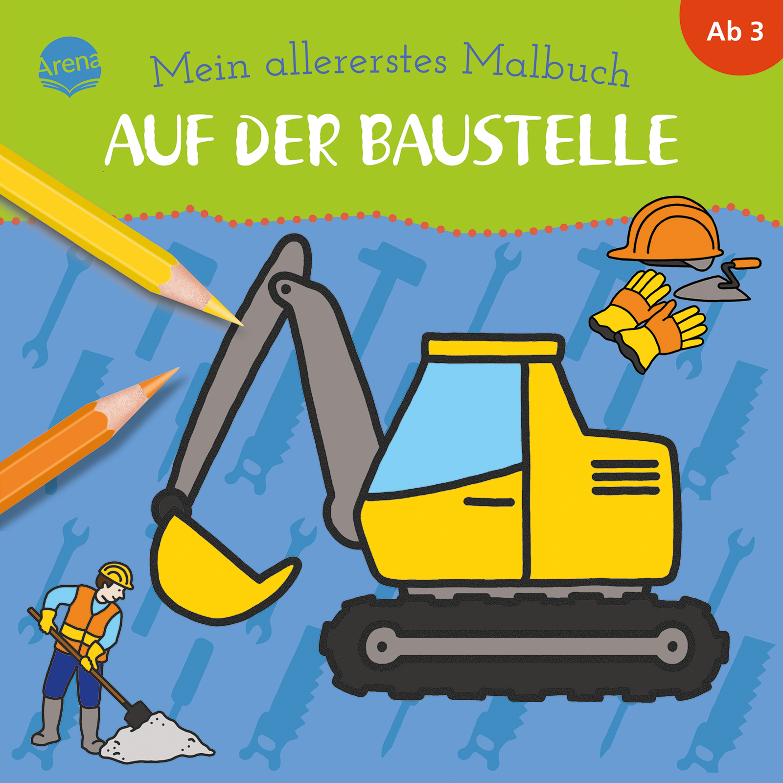 media Verlag Malbuch Baustelle 