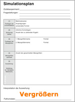 graphischer Simulationsplan