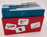 DaZ-Kiste: Bildkarten-Box mit Registerkarten 