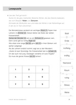 722 SCHUBI Mehr lesen und verstehen 2B - Lesepuzzle 