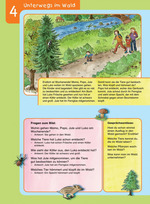 Unterwegs im Wald (Vorlesetext und Fragen zum Bild) 