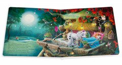 Kleines Einhorn Funkelstern. Puste das Licht aus! Schlafenszeit im Wunschwald