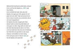 Die wilde Alpaka-Bande. Zicke, zacke, Spuck-Attacke