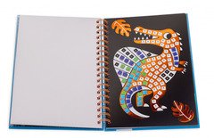 Stickerbilder nach Zahlen. Funkel-Dinosaurier (Mit 1.000 3D-Mosaik-Folienstickern)