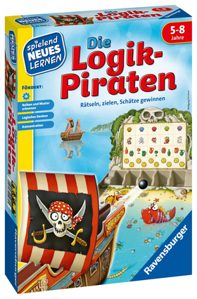 Die Logik-Piraten - Kinderspiel ab 5 Jahre - Rätseln, zielen, Schätze gewinnen
