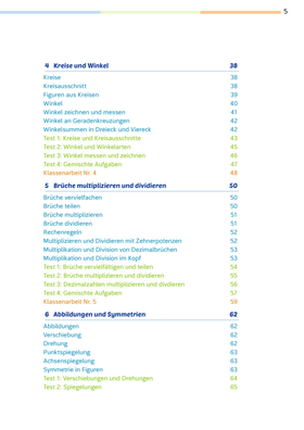 Fit für die Klassenarbeit - Gymnasium Neubearbeitung 2026 - Klassenarbeitstrainer Mathematik 6