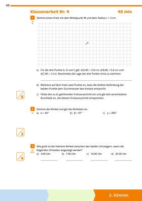 Fit für die Klassenarbeit - Gymnasium Neubearbeitung 2026 - Klassenarbeitstrainer Mathematik 6