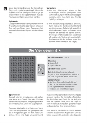 SCHUBI Abaco 1x1 Spiele - mit Abaco