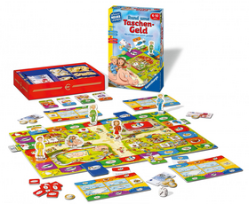Rund ums Taschengeld - Kinderspiel ab 6 Jahre - Wer sein Geld clever einteilt, gewinnt!