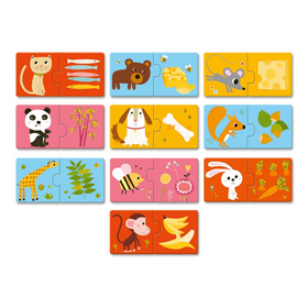 Lernspiel: Puzzle duo - Was esse ich ? - Lernpuzzle ab 2 Jahren