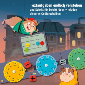 Auf Textaufgaben-Mission - Lernspiel ab 7 Jahre - Knackt die Geheimcodes und rettet Hamster City!
