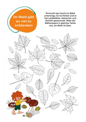 Lern-Spiel-Spaß mit Pumuckl - Mein Vorschulblock: Logik- und Denkrätsel - Mach dich fit für die Schule! Mit 40 Übungen und Rätsel ab 5 Jahren