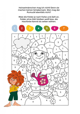 Lern-Spiel-Spaß mit Pumuckl - Mein Vorschulblock: Erste Zahlen - Mach dich fit für die Schule! Mit 40 Übungen und Rätsel ab 5 Jahren