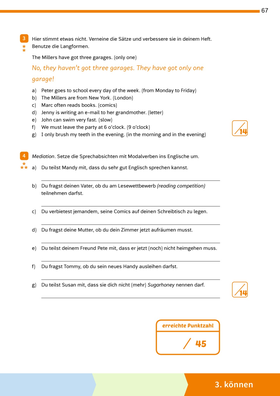 Fit für die Klassenarbeit - Gymnasium Neubearbeitung 2026 - Klassenarbeitstrainer Englisch 5