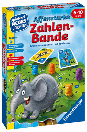 Affenstarke Zahlen-Bande - Kinderspiel ab 6 Jahre - Gemeinsam rechnen und gewinnen