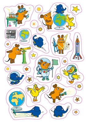 Die Sendung mit der Maus – Mein Stickerbuch mit spannendem Sachwissen: Auf ins Weltall