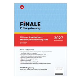 FiNALE - Prüfungstraining Mittlerer Schulabschluss, Fachoberschulreife, Erweiterte Berufsbildungsreife Berlin und Brandenburg - Deutsch 2027 Arbeitsbuch mit Lösungsheft