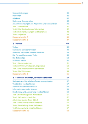 Fit für die Klassenarbeit - Gymnasium Neubearbeitung 2026 - Klassenarbeitstrainer Deutsch 5