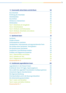 Fit für die Klassenarbeit - Gymnasium Neubearbeitung 2026 - Klassenarbeitstrainer Deutsch 6