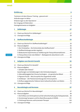Fit fürs Abi - Klausur-Training Biologie