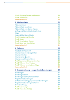 Fit für die Klassenarbeit - Gymnasium Neubearbeitung 2026 - Klassenarbeitstrainer Mathematik 6