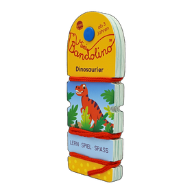 Mini Bandolino. Dinosaurier - Lernspiel mit Lösungskontrolle für Kinder ab 3 Jahren