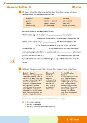 Fit für die Klassenarbeit - Gymnasium Neubearbeitung 2026 - Klassenarbeitstrainer Englisch 6