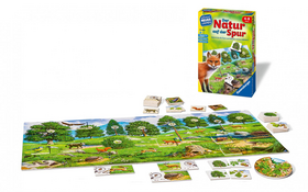 Der Natur auf der Spur - Kinderspiel ab 4 Jahre - Kennst du die Tiere und Bäume unserer Wälder?