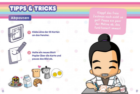 55 x Zeichnen – Kawaii: Dein Kartenset - 55 Karten mit Step by Step Anleitungen zu süßen Motiven | Zum Mitnehmen und Verschenken | Mit lustigen und motivierenden Sprüchen | Tipps und Tricks im Booklet